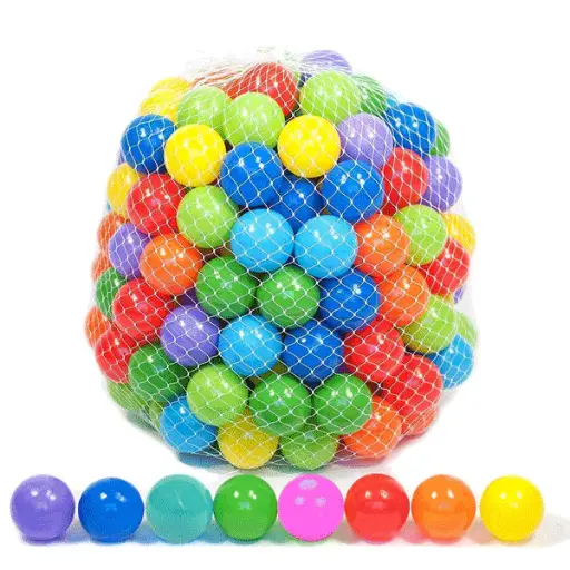 100 PCS BALLS SET PACK MULTI COLOUR